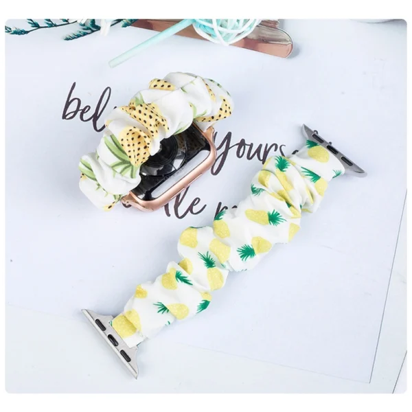 Fabric band for Apple Watch 38 / 40 / 41 mm strap bracelet rubber band - kiwieng