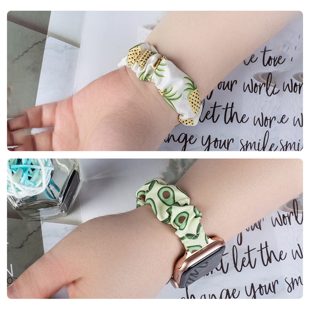 Fabric band for Apple Watch 38 / 40 / 41 mm strap bracelet rubber band - kiwieng