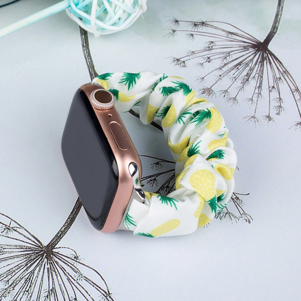 Fabric band for Apple Watch 38 / 40 / 41 mm strap bracelet rubber band - pineappleeng