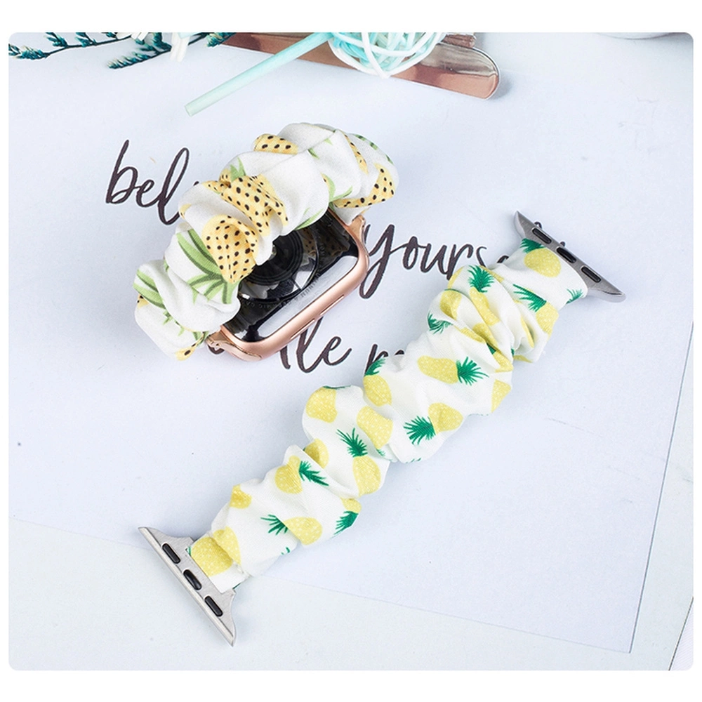 Fabric band for Apple Watch 38 / 40 / 41 mm strap bracelet rubber band - pineappleeng