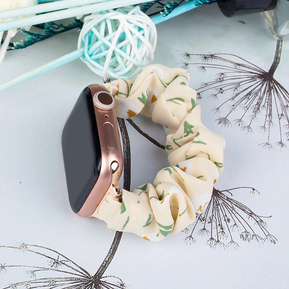 Fabric Apple Watch Band 42/44/45mm Strap Bracelet Elastic Band - Yelloweng