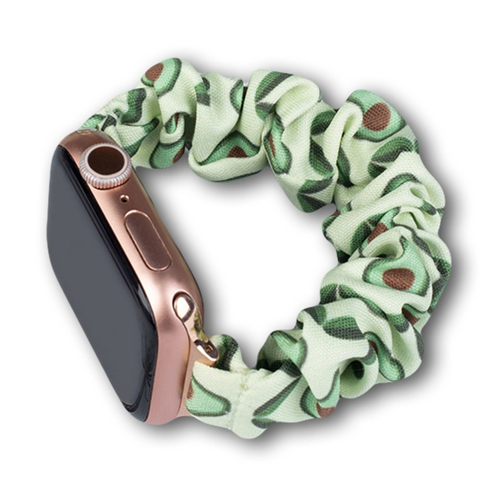 Fabric band for Apple Watch 42 / 44 / 45 mm strap bracelet rubber band - avocadoeng