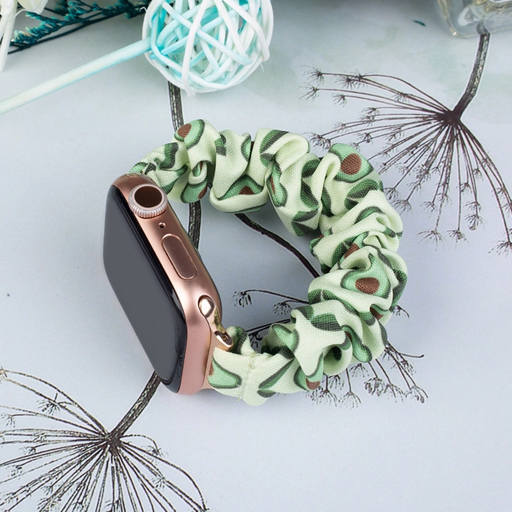 Fabric band for Apple Watch 42 / 44 / 45 mm strap bracelet rubber band - avocadoeng