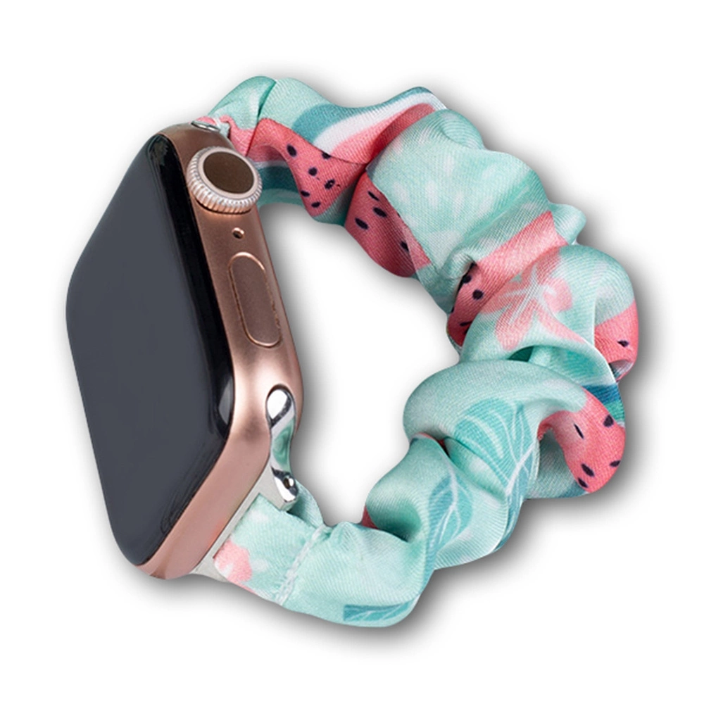 Fabric band for Apple Watch 42 / 44 / 45 mm strap bracelet rubber band - watermeloneng