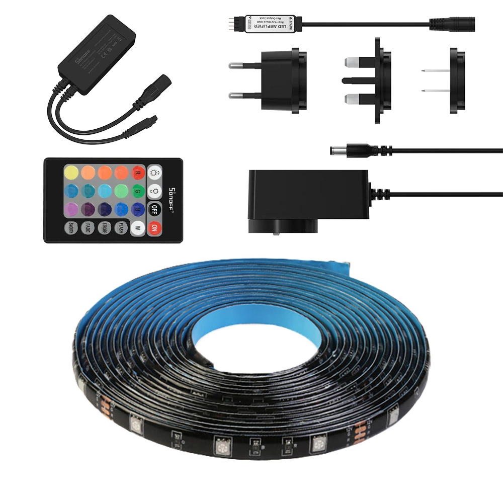 Sonoff L2-5M kit intelligent waterproof LED strip 5m RGB remote control Wi-Fi power supplyeng