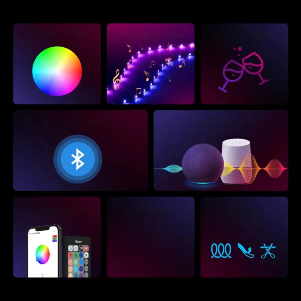 Sonoff L2-5M kit intelligent waterproof LED strip 5m RGB remote control Wi-Fi power supplyeng