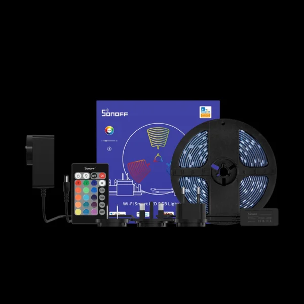 Sonoff L2-5M kit intelligent waterproof LED strip 5m RGB remote control Wi-Fi power supplyeng