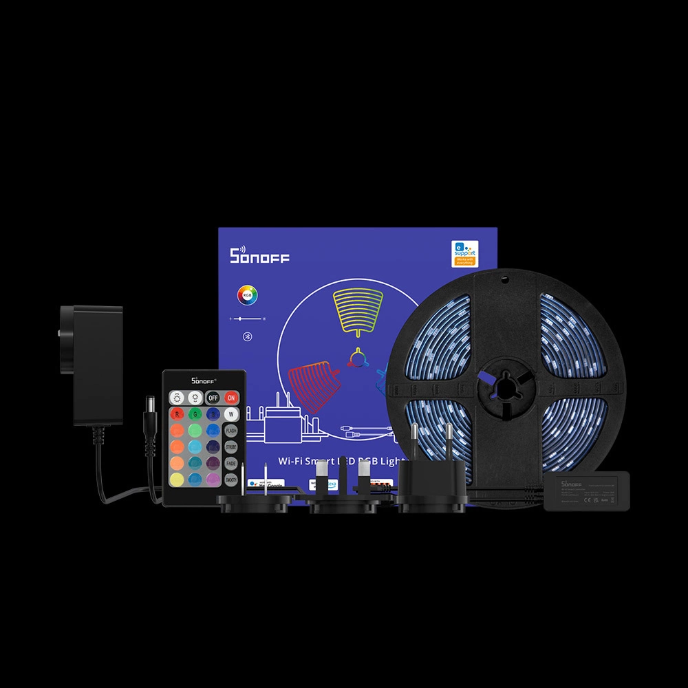 Sonoff L2-5M kit intelligent waterproof LED strip 5m RGB remote control Wi-Fi power supplyeng