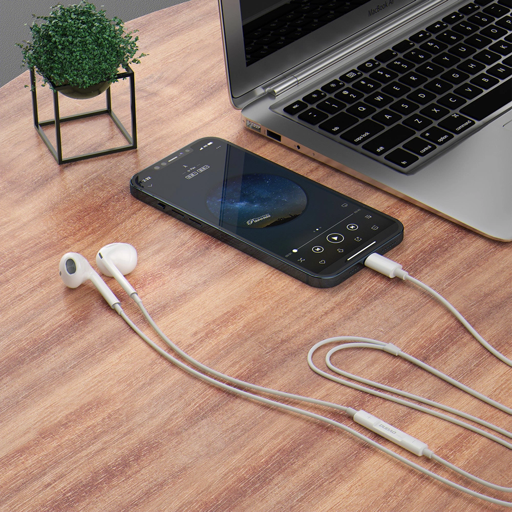 Dudao in-ear headphones with 3.5mm minijack connector white (X14PRO)eng