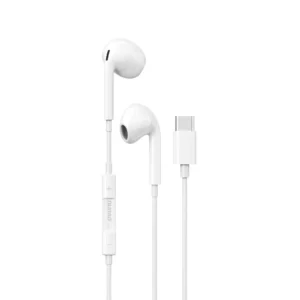 Dudao in-ear headphones with USB Type-C connector white (X14PROT)eng
