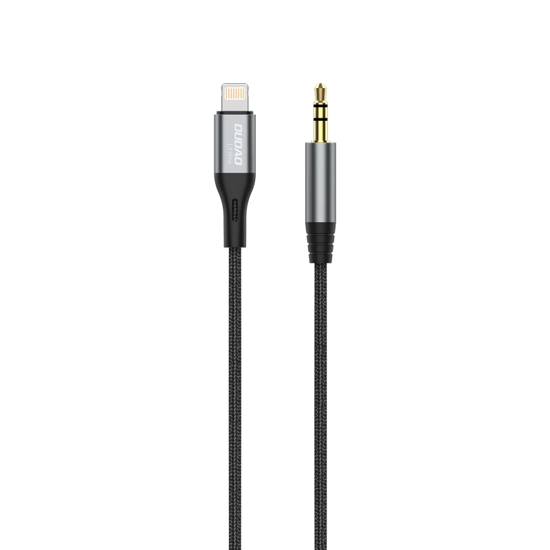 Dudao audio cable Lightning - mini jack 3.5mm 1m gray (L11PRO)eng