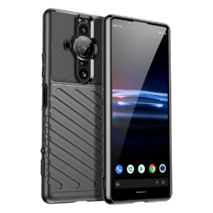 Thunder Case flexible armored cover for Sony Xperia Pro-I blackeng