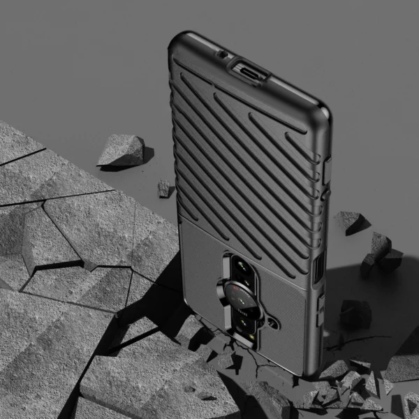 Thunder Case flexible armored cover for Sony Xperia Pro-I blackeng