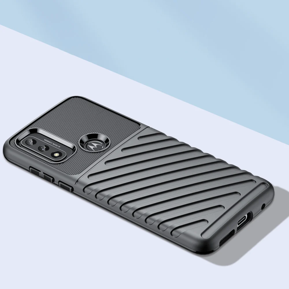 95449_2 Thunder Case flexible armored cover for Motorola Moto G Play 2022 blackeng