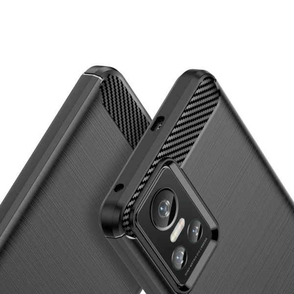 Carbon Case Flexible cover for Realme GT Neo 3 blackeng