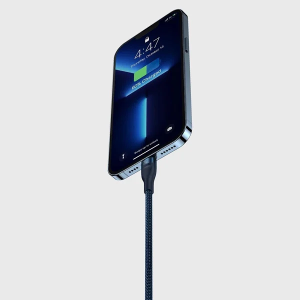 Baseus Flash Series II cable USB Type C / USB Type A - USB Type C / Lightning / micro USB 100 W 1.5 m blue (CASS030203)eng