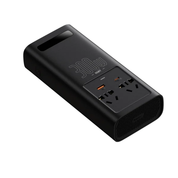 Baseus IGBT Car Inverter Inverter 300W 220V (CN / EU Plug) Black (CGNB010101)eng