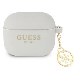 Guess GUA3LSC4EG AirPods 3 cover grey/grey Silicone Charm 4G Collectioneng