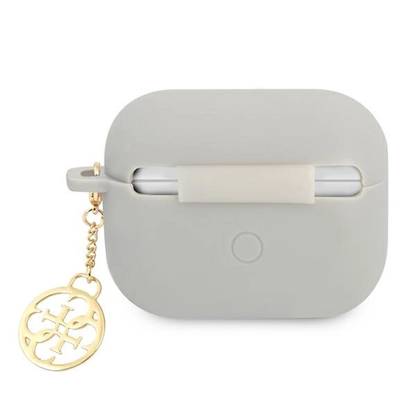 Guess GUAPLSC4EG AirPods Pro cover grey/grey Silicone Charm 4G Collectioneng