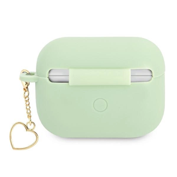 Guess GUAPLSCHSN AirPods Pro cover green/green Silicone Charm Heart Collectioneng