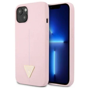 Guess GUHCP13MSLTGU iPhone 13 6.1" purple/purple hardcase Silicone Triangleeng