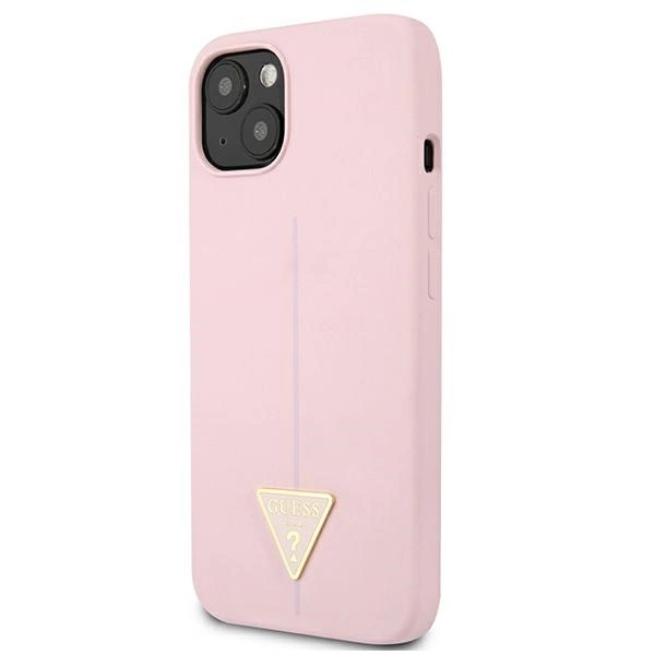 Guess GUHCP13SSLTGU iPhone 13 mini 5.4" purple/purple hardcase Silicone Triangleeng