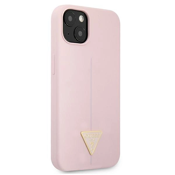 Guess GUHCP13SSLTGU iPhone 13 mini 5.4" purple/purple hardcase Silicone Triangleeng