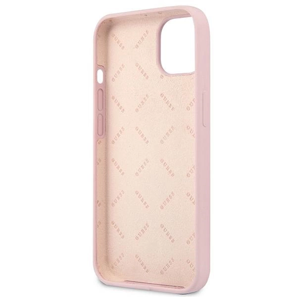 Guess GUHCP13SSLTGU iPhone 13 mini 5.4" purple/purple hardcase Silicone Triangleeng