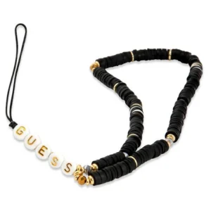 Guess pendant GUSTPEARK Phone Strap black/black Heishi Beadseng