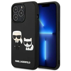 Karl Lagerfeld KLHCP13L3DRKCK iPhone 13 Pro / 13 6.1" black/black hardcase Karl&Choupette Ikonik 3Deng