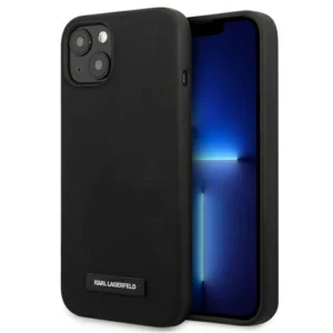 Karl Lagerfeld KLHCP13MSLMP1K iPhone 13 6,1" hardcase czarny/black Silicone Plaqueeng