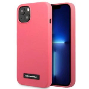 Karl Lagerfeld KLHCP13MSLMP1PI iPhone 13 6,1" hardcase fuksja/fuchsia Silicone Plaqueeng