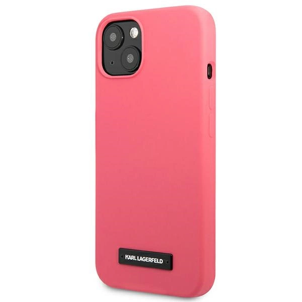 Karl Lagerfeld KLHCP13MSLMP1PI iPhone 13 6,1" hardcase fuksja/fuchsia Silicone Plaqueeng