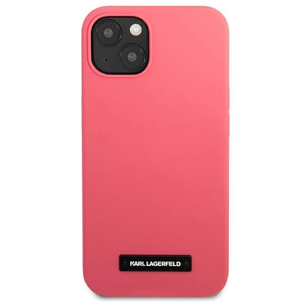 Karl Lagerfeld KLHCP13MSLMP1PI iPhone 13 6,1" hardcase fuksja/fuchsia Silicone Plaqueeng