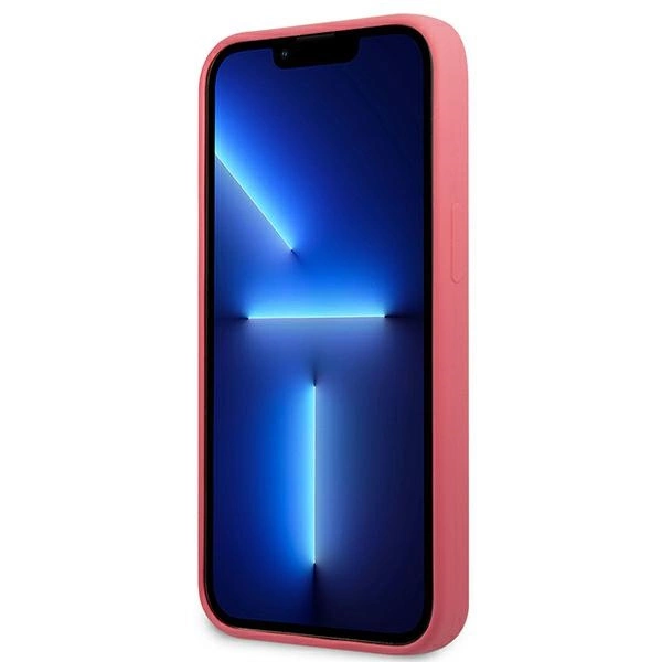 Karl Lagerfeld KLHCP13MSLMP1PI iPhone 13 6,1" hardcase fuksja/fuchsia Silicone Plaqueeng