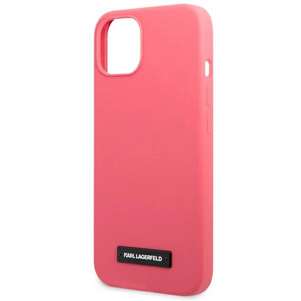 Karl Lagerfeld KLHCP13MSLMP1PI iPhone 13 6,1" hardcase fuksja/fuchsia Silicone Plaqueeng