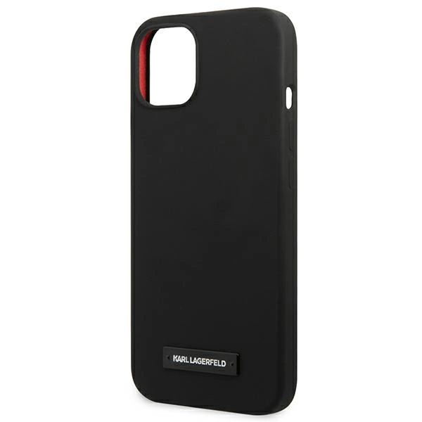 Karl Lagerfeld KLHCP13SSLMP1K iPhone 13 mini 5,4" hardcase czarny/black Silicone Plaqueeng