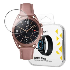 Wozinsky Watch Glass Hybrid Glass for Samsung Galaxy Watch 3 41 mm Blackeng