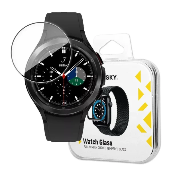 Wozinsky Watch Glass hybrid glass for Samsung Galaxy Watch 4/5 44 mm blackeng