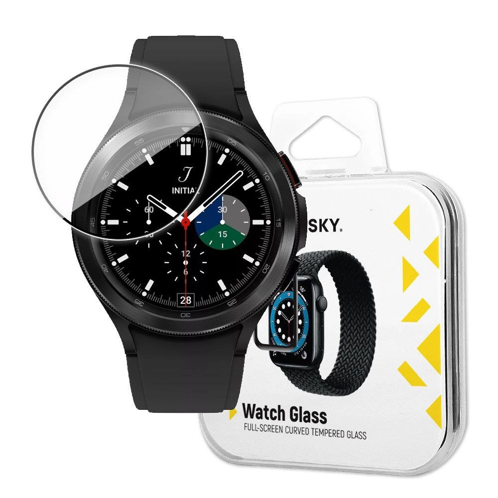 Wozinsky Watch Glass hybrid glass for Samsung Galaxy Watch 4/5 44 mm blackeng