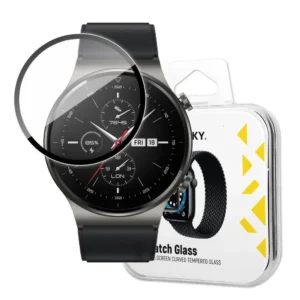 Wozinsky Watch Glass Hybrid Glass for Huawei Watch GT 2 46 mm Blackeng