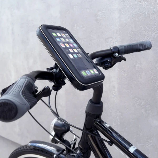 Wozinsky phone holder for bike, motorcycle, scooters black (WBHBK7)eng