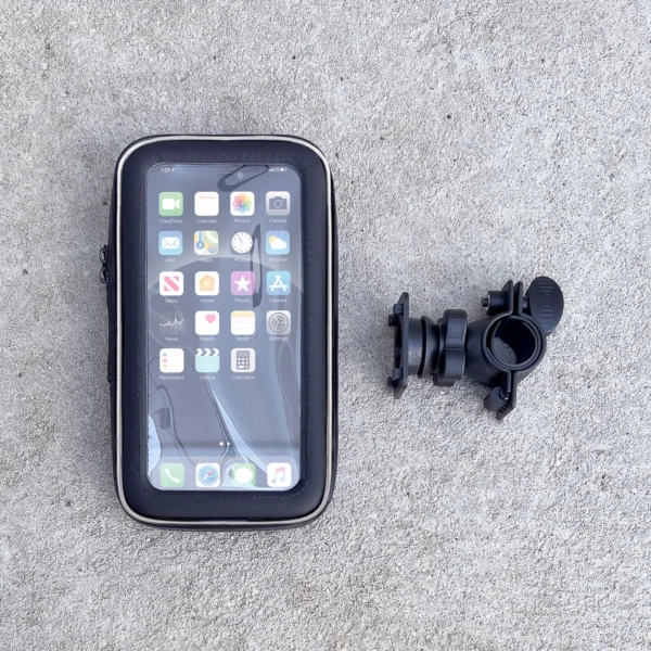 Wozinsky phone holder for bike, motorcycle, scooters black (WBHBK7)eng