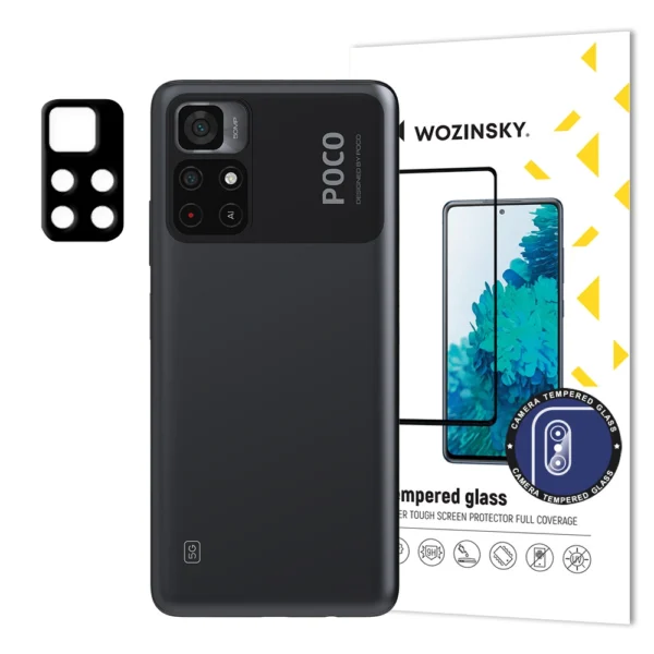 Wozinsky Full Camera Glass 9H Full Camera Tempered Glass for Xiaomi Poco M4 Pro 5G Cameraeng