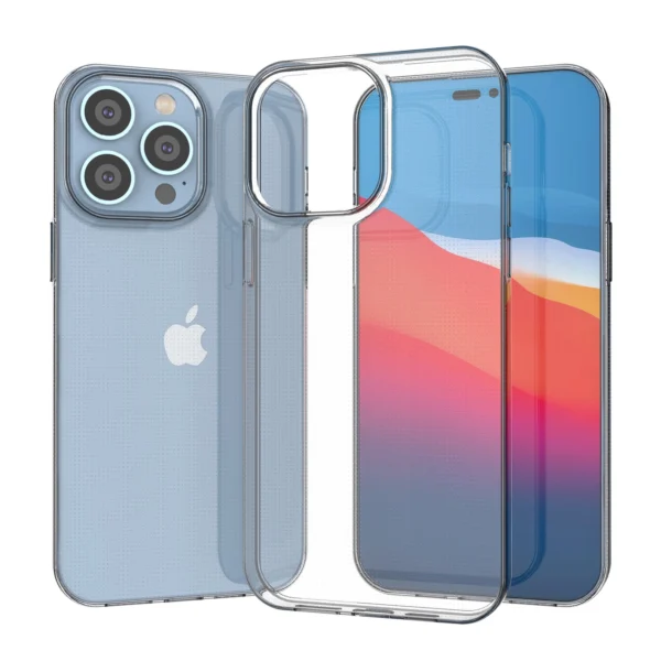 Ultra Clear 0.5mm iPhone 14 Pro Max cover gel transparenteng