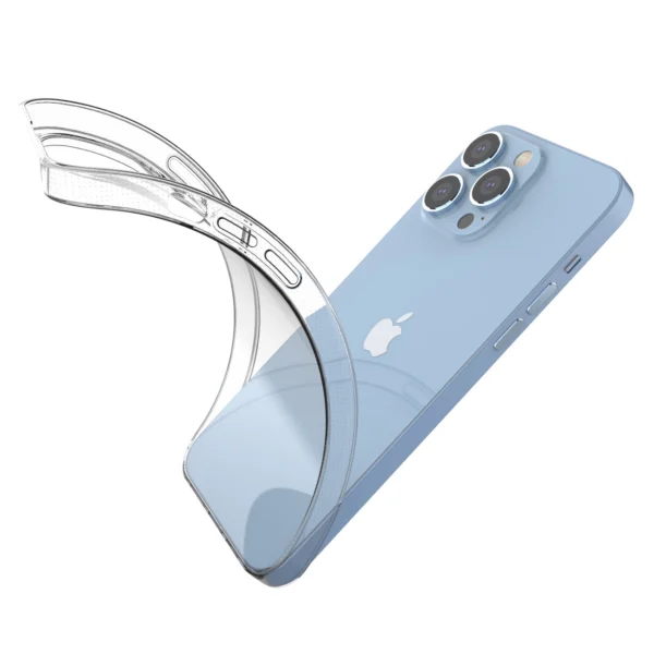 Ultra Clear 0.5mm iPhone 14 Pro Max cover gel transparenteng