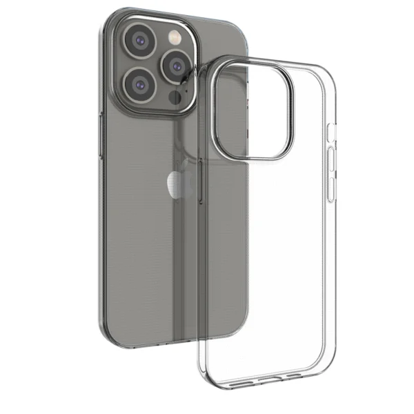 Ultra Clear 0.5mm iPhone 14 Pro cover gel transparenteng