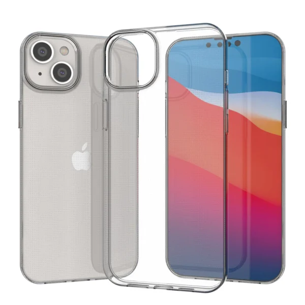 Gel case cover for Ultra Clear 0.5mm iPhone 14 Max transparenteng