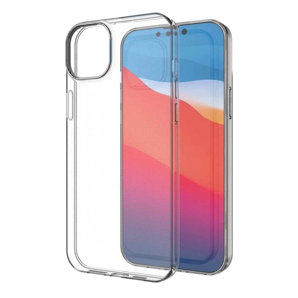 Gel case cover for Ultra Clear 0.5mm iPhone 14 Max transparenteng