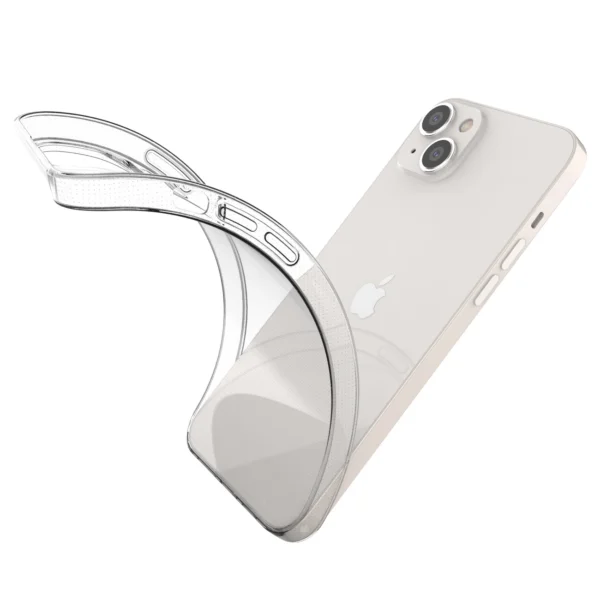 Gel case cover for Ultra Clear 0.5mm iPhone 14 Max transparenteng